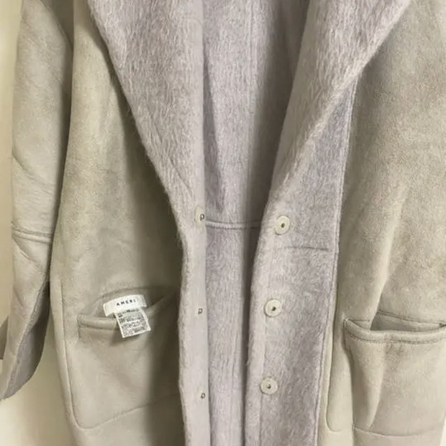 Drop ameri BLANKET LIKE FAKE MOUTON COAT - image 5