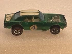Hot Wheels Redline 1969 Heavy Chevy  Green  HK White Int NO LF TIRE