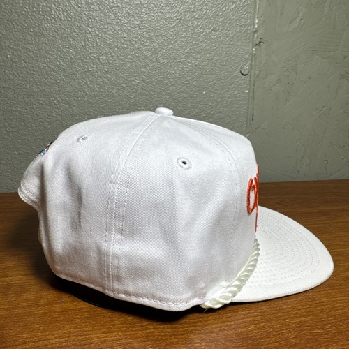 Oklahoma City Thunder Rope Script Sombrero New Era Blanco Naranja SnapBack - Imagen 5 de 9