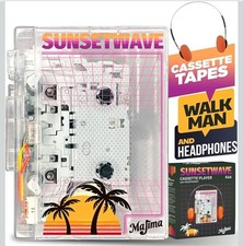 Majima Bluetooth Cassette Player Retro Walkman Transparent Design