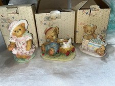 Cherished Teddies Betty Lisa Henry Bear Figures Collectible Enesco 3"