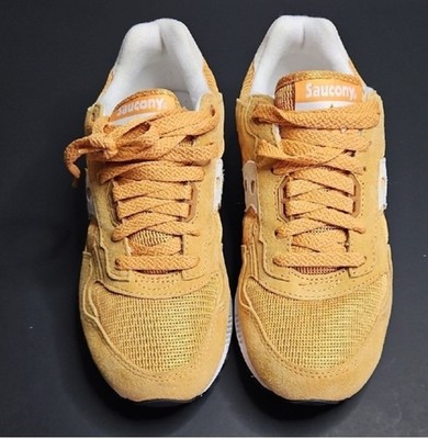 Saucony Men's Shadow 5000 Yellow Mustard Size 6 Running Shoes Sneakers