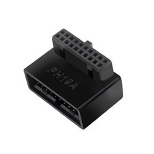 USB 3.0 19P/20P 90 Degree Computer Motherboard Header Adapter Plug-in Converter