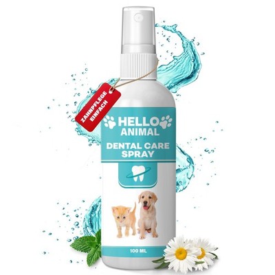 HelloAnimal DENTAL Spray for Dogs and Cats   Fast Tartar Remover and Dental Care