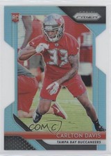 2018 Panini Prizm Rookie Light Blue Prizm 155/199 Carlton Davis #260 rf2