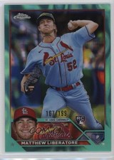 2023 Topps Chrome Aqua Lava Refractor 167/199 Matthew Liberatore #157 1ek2