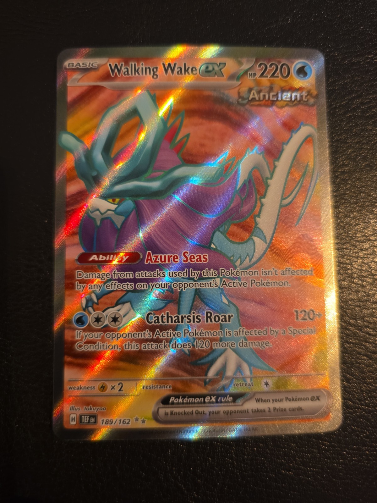 Pokémon TCG Walking Wake EX Scarlet & Violet Temporal Forces