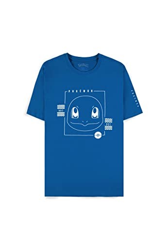 Pokmon - Squirtle - Blue Mens Boys Short-Sleeved T-Shirt XL Blue 5690₽