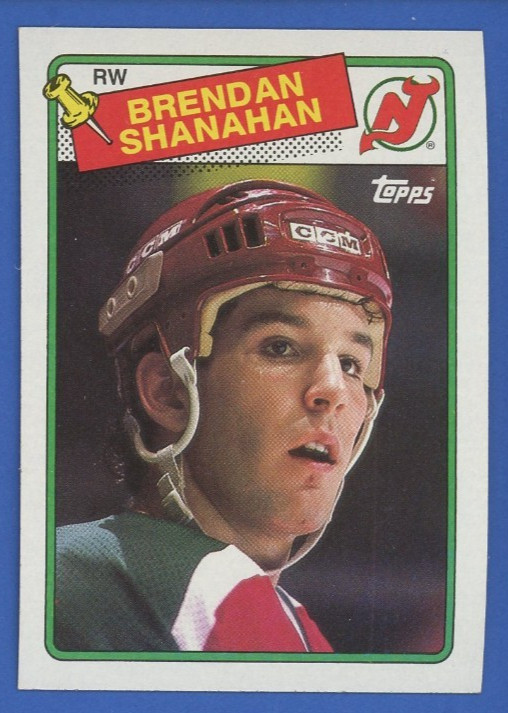 1988 Topps #122 Brendan Shanahan New Jersey Devils Rookie Card HOF NM-MT++