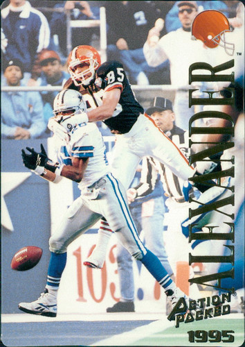 1995 Action Packed Derrick Alexander #110 card
