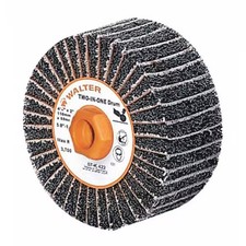 Walter Surface Technologies Finishing Flap Drum,4-1/2x2x5/8"-11 80GR 07K422