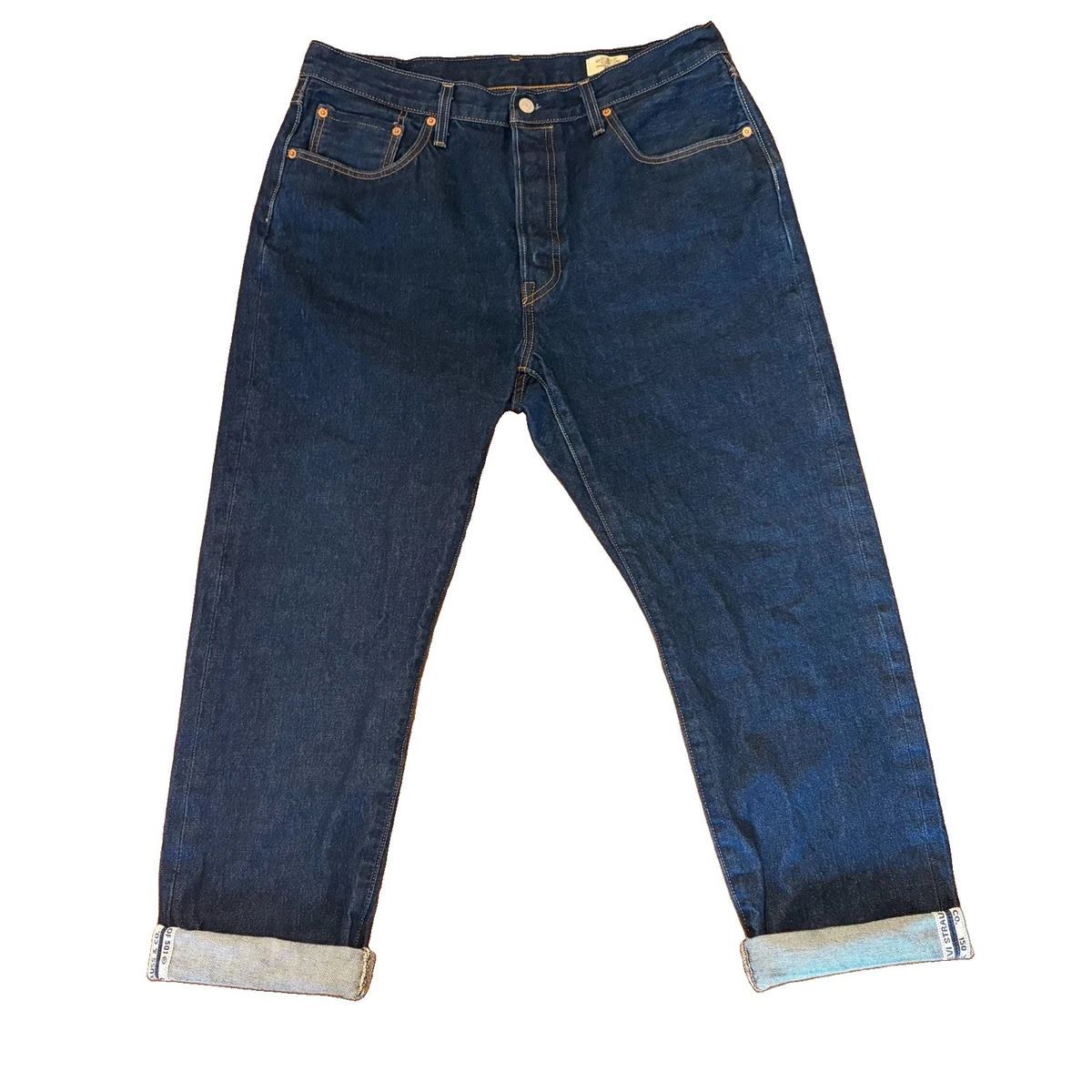 Levi's 501 Shrink-To-Fit Blue Jeans for Men for sale | eBay