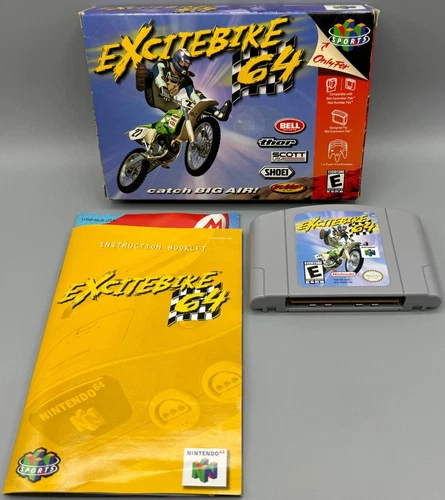 Excitebike 64 Nintendo 64 N64 CIB Complete W/ Manual & Inserts Authentic