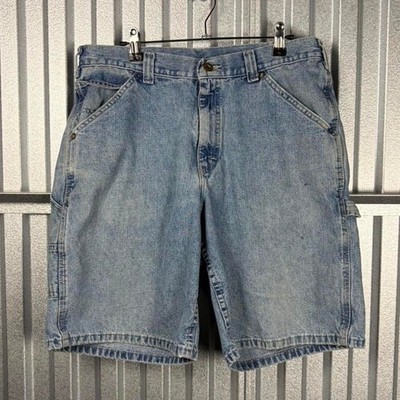 Vintage lee dungarees denim carpenter shorts