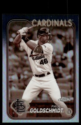 2024 Topps Chrome #90 Paul Goldschmidt Sepia Refractors St. Louis Cardinals