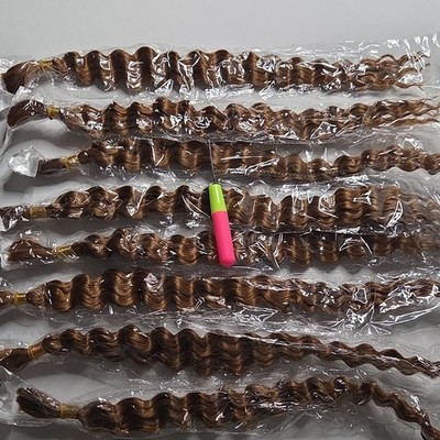Pre-Looped Wavy Synthetic Hair Extensions Color 27 for Women