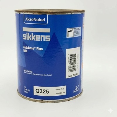 AkzoNobel Sikkens 351491 Autobase Plus Q325 Orange Red Toner Paint 1L
