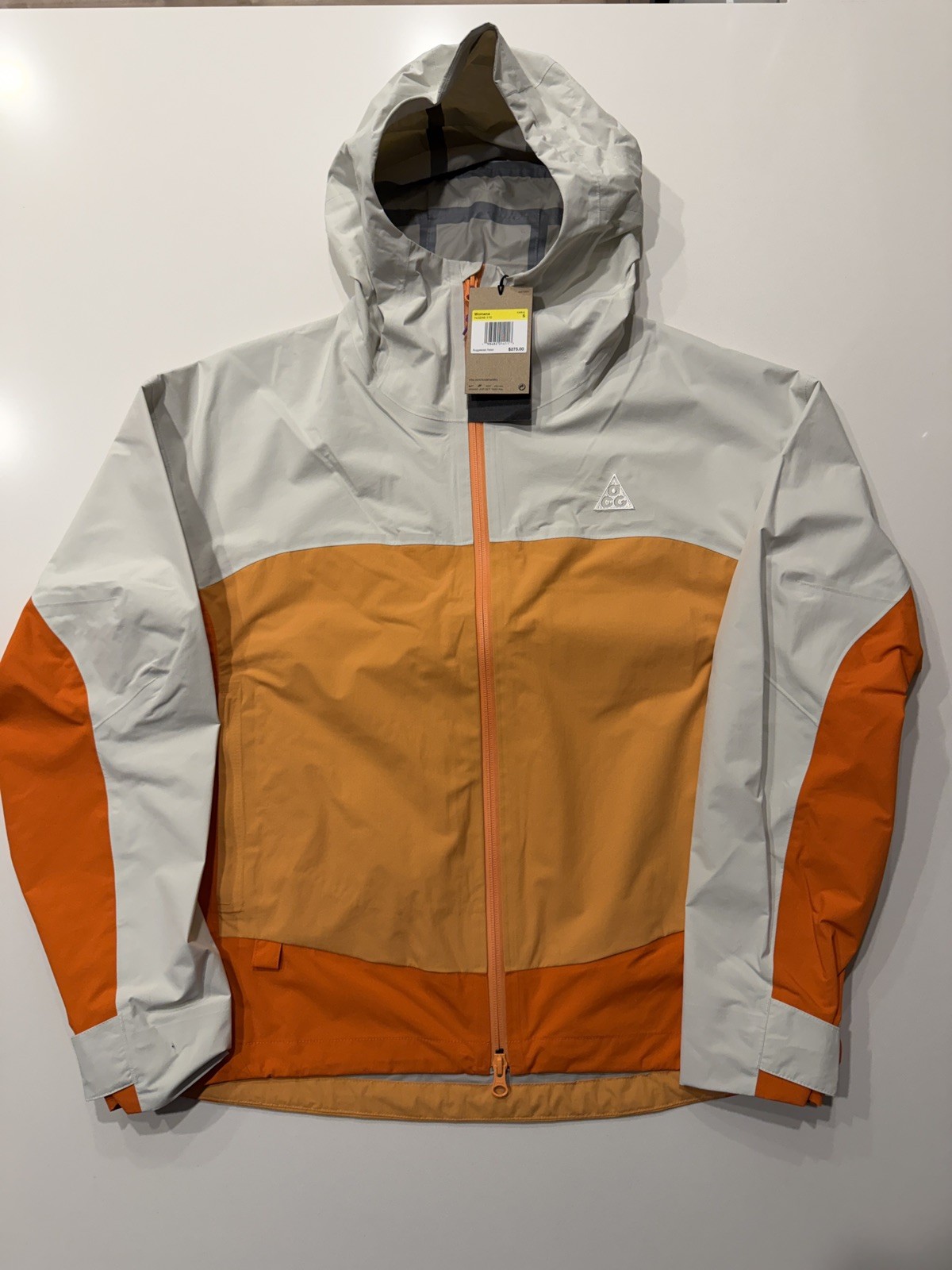 Nike Wmns ACG Morpho Storm-Fit ADV Rain Jacket White HJ0246-110 Womens Small NWT
