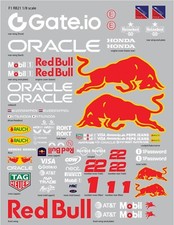 18 Scale Red Bull Oracle Racing F1 Rb21 Rc Car Transfer Decal Sheet