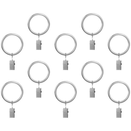 10 Pcs Curtain Hangers Drapes Rings Holders Hanging Household - Picture 1 of 12