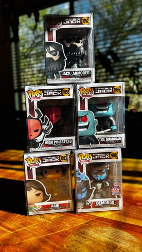 Samurai Jack Funko Pop Lot (Set of 5) – All in Protectors – Includes SDCC Exclus - 第 1/1 張圖片