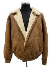 ELEPHANT FLYING SHEARLING GIUBBOTTO UOMO MEN JACKET VINTAGE JHF3603
