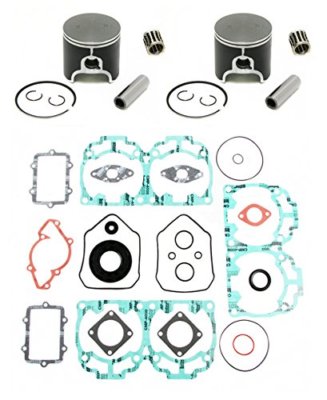 Skidoo Rev 800 Dual Ring Pistons Bearings Full Gasket Kit Crank Seals SUMMIT MXZ
