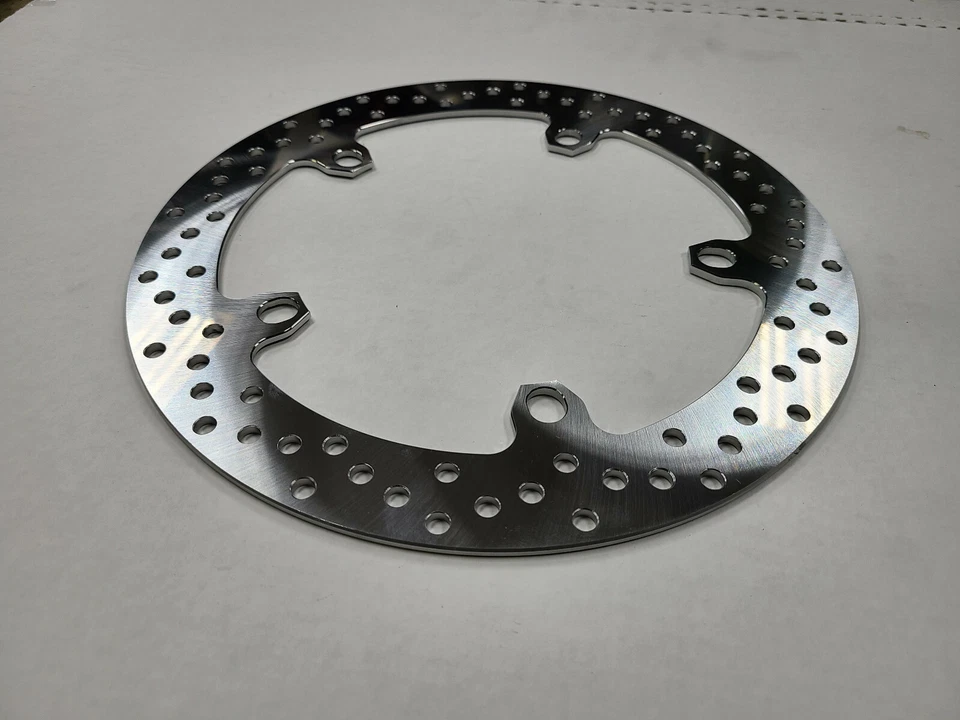 Disco de rotor de freio dianteiro para motocicleta BMW R1200RT #34117711428 #34-11-7-711-428 NOVO - Imagem 2 de 4