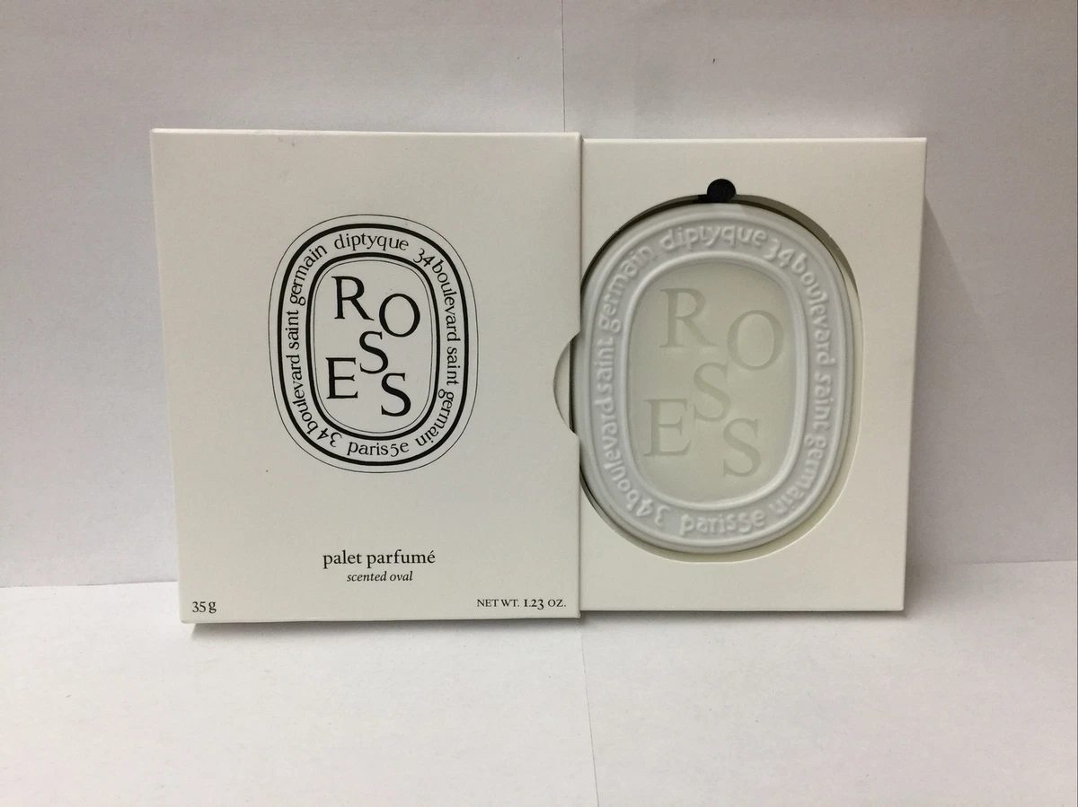 Nước Hoa Ô Tô Diptyque Sáp Treo Thơm Scented Oval Rose 35g