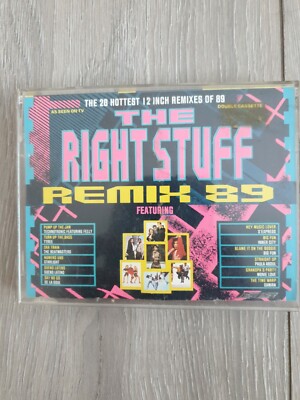 THE RIGHT STUFF REMIX 89 TECHNOTRONIC BEATMASTERS S'EXPRESS 2X CASSETTE 28 12''