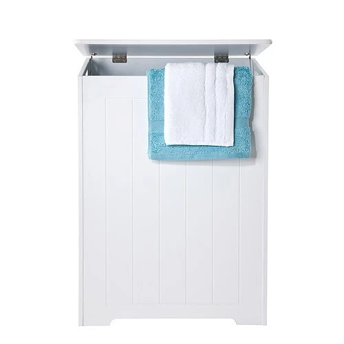 *CLEARANCE * Large White Laundry, Storage Cabinet , NEW+REPACKAGED (RRP £96.99) - Image 2 of 4