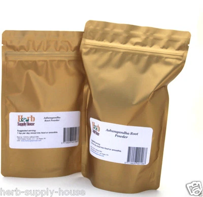 HERB SUPPLY HOUSE Ashwagandha Root Powder * 4oz *, Energy, Stamina, Fresh Batch