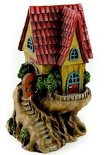 Casa del árbol MI 50886 miniatura jardín de hadas casa de muñecas se ilumina