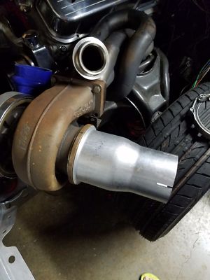 s400 s475 s480 T6 Flange 5" to 4" custom exhaust flange only eBay