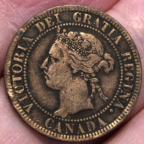 Kanada One Cent Queen Victoria 1901 - F (feine) Erhaltung