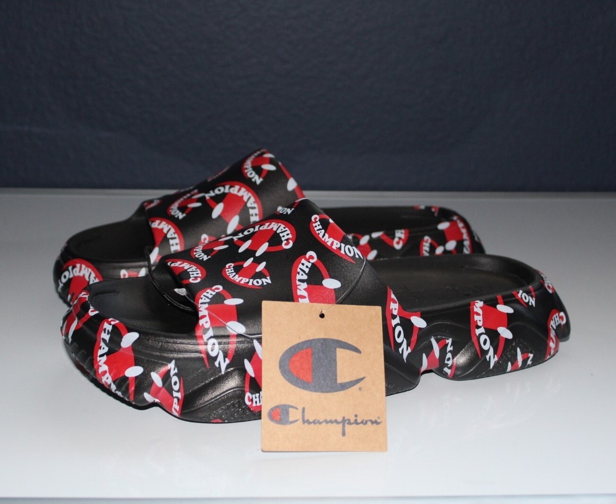 Champion Meloso Squish Smile Slides Mens Size 9 Happy Face  display picture 1