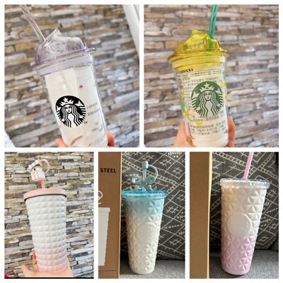 China Starbucks Tasse mit Strohhalm Frappuccino Cup Tumbler / Diamond Straw Cup