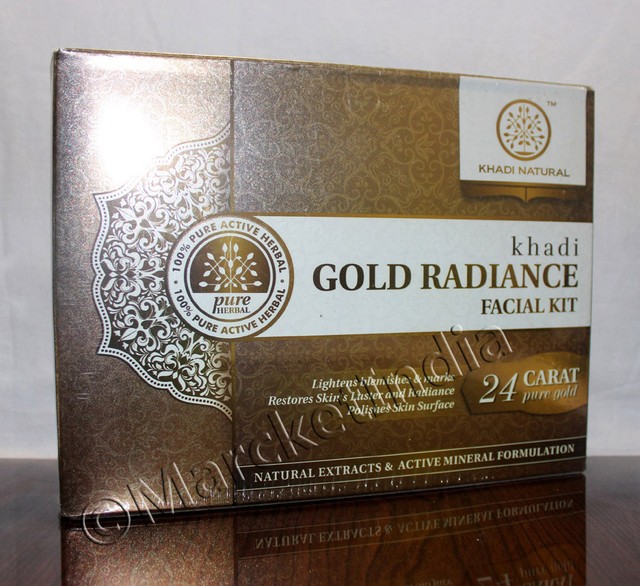 khadi gold facial kit