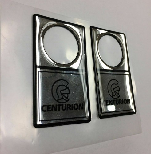 NEW Centurion Conversion Truck Vans Door Lock Emblems, Bronco 4 Door C350 C250 - Picture 3 of 7