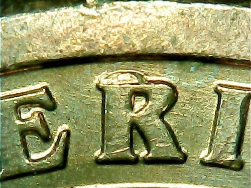 Presidential Dollar Error 2007 P James Madison Die Chip
