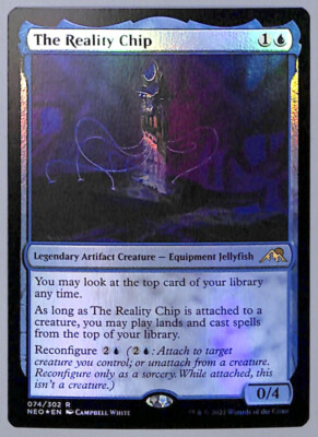 The Reality Chip - Foil - 74 - Kamigawa: Neon Dynasty (NEO) (MTG)
