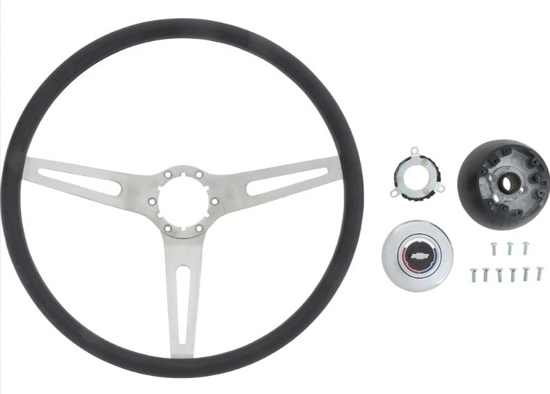 OER 15" Comfort Grip Steering Wheel Kit For 1973-1986 Chevy and GMC Trucks - Image 2 of 4