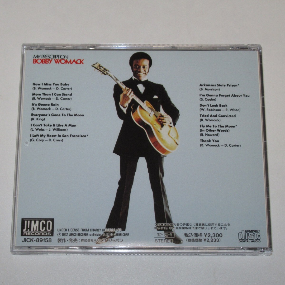BOBBY WOMACK MY PRESCRIPTION JAPAN CD JICK-89158 w/OBI | eBay