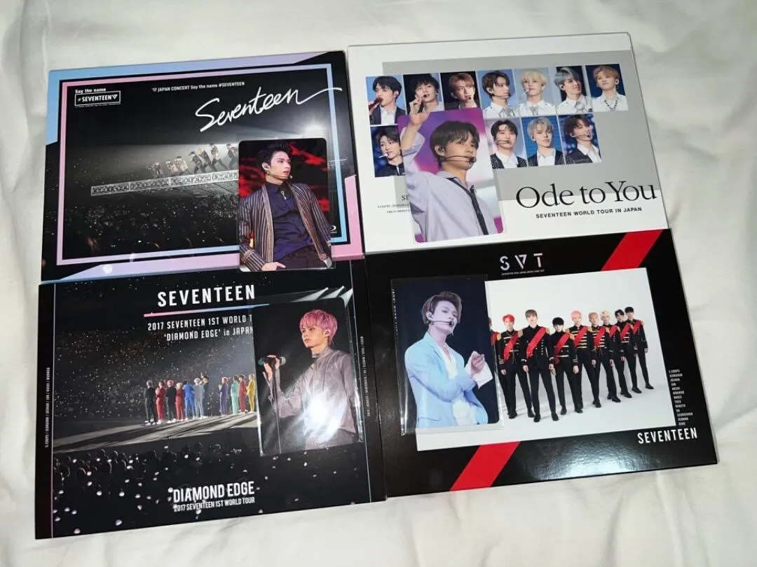 SEVENTEEN Concert DVD Blu-ray set of 4 + Photo card Ode to You svt etc.
