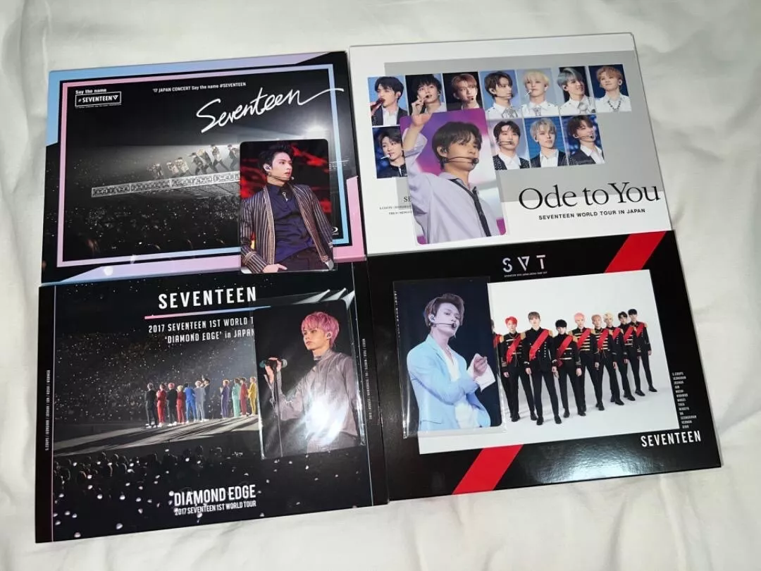 SEVENTEEN Concert DVD Blu-ray set of 4 + Photo card Ode to You svt 