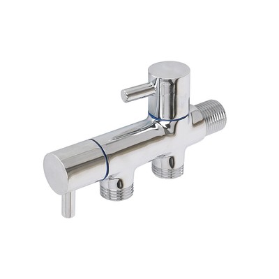 Chrome Brass Bathroom Faucet Angle Valve Bidet Sprayer Mixer Tap