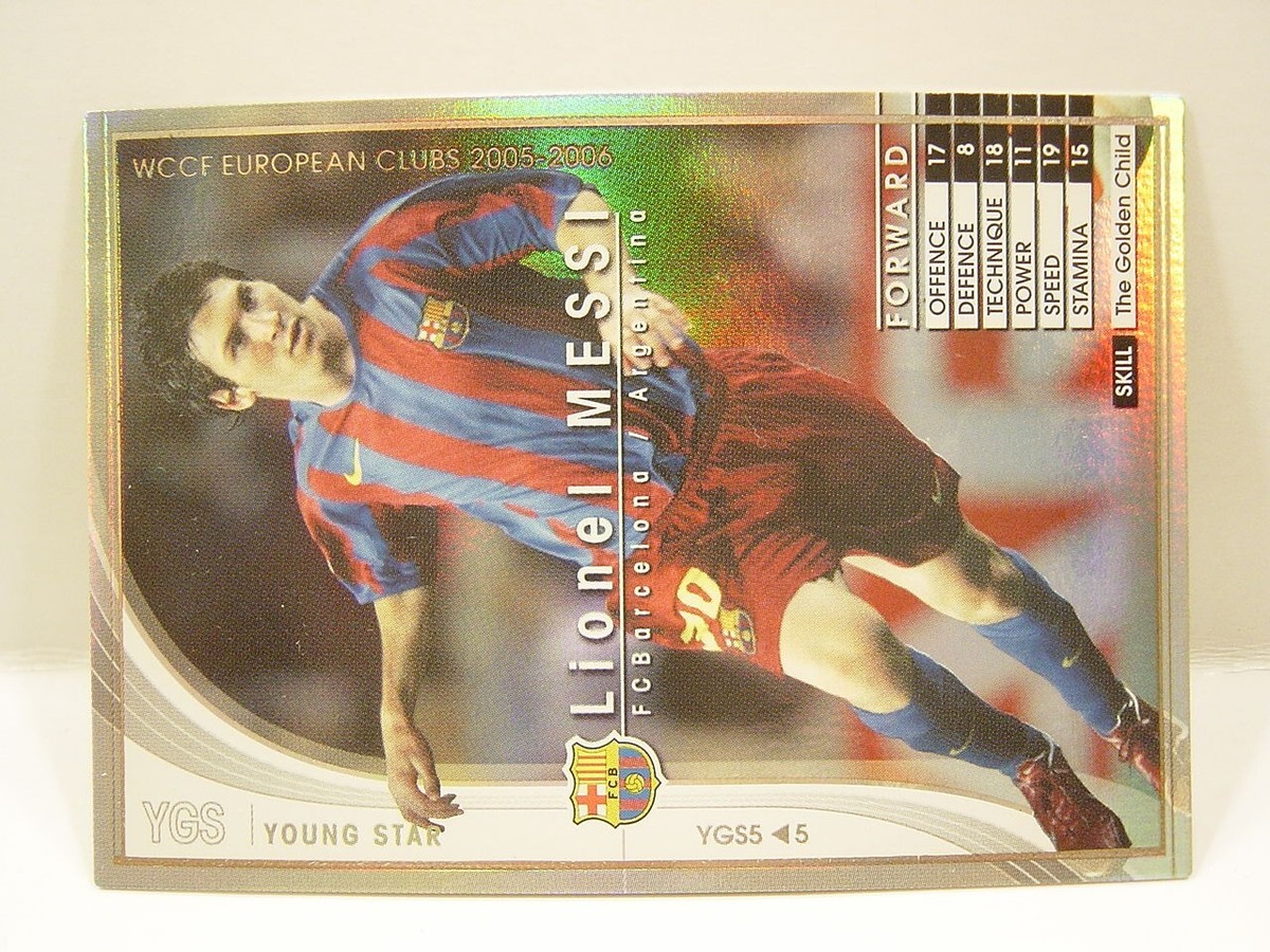Panini WCCF 2005-06 YGS Lionel Messi No.30 FC Barcelona FW