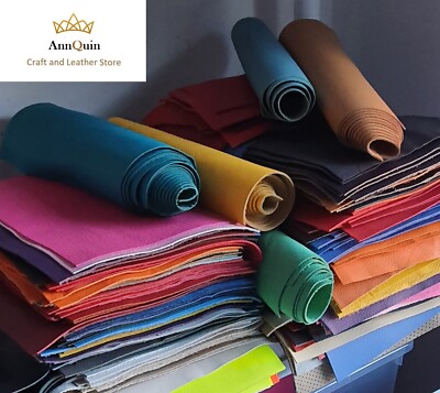 50 cm x 60 cm Stück Echtleder in gemischten Farben - DIY - LEDERHANDWERK