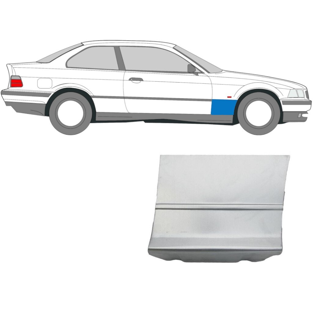 BMW E36 3 COUPE CABRIO 1990-2000 FRONT WING REPAIR PANEL / RIGHT RH