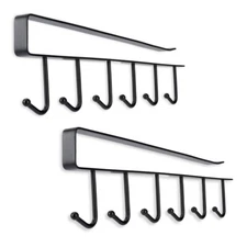 Home Kitchen Under Cabinet Towel Cup Paper Hanger Rack Organizer Shelf Holder